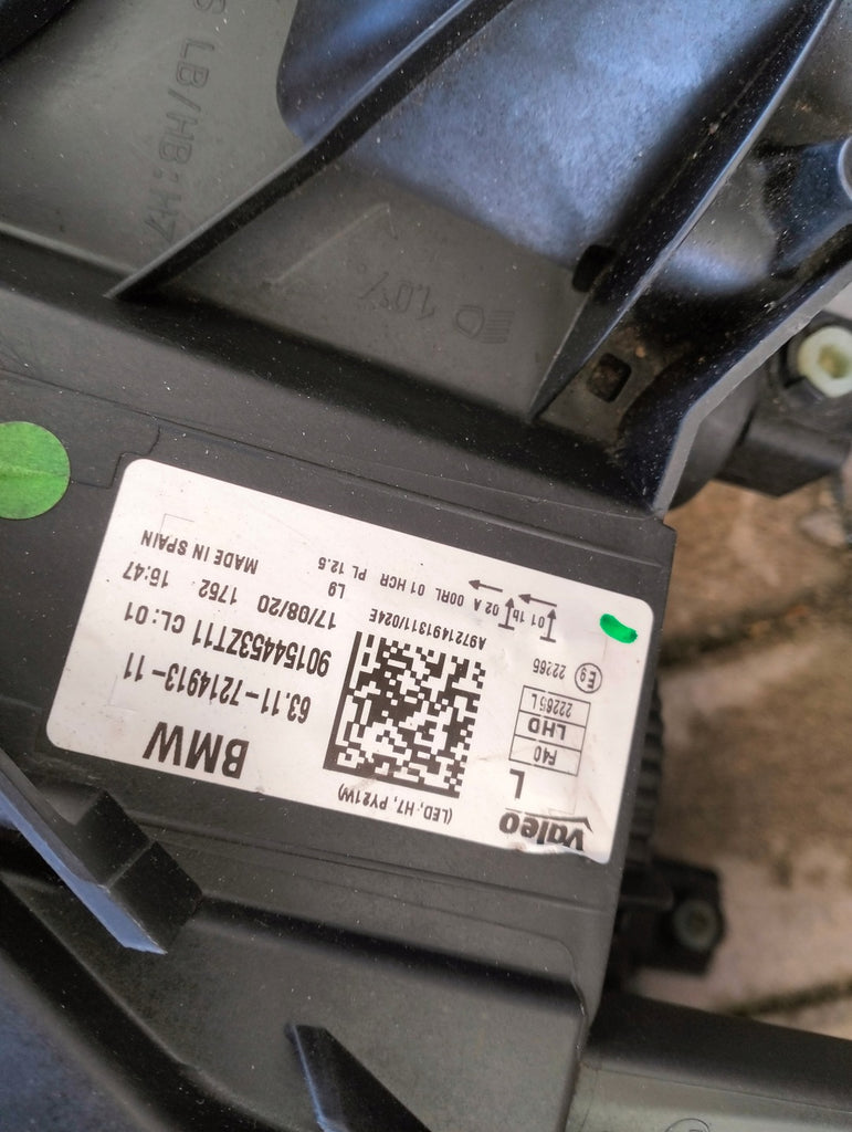 Frontscheinwerfer BMW 1 F40 7214913-11 7214914-10 Ein Stück (Rechts oder Links)