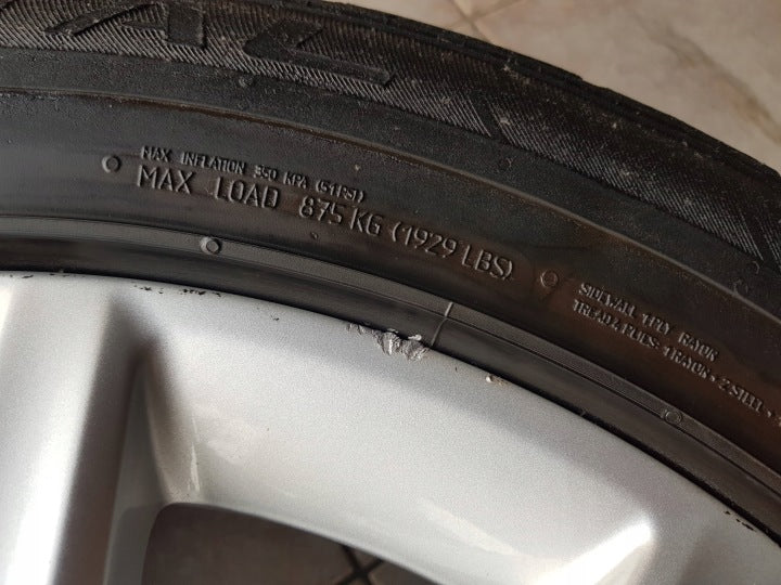 4x Alufelge 19 Zoll 8.0" 5x112 67ET Silber A2514013802 Mercedes-Benz W166 W251 FEL4221627295is