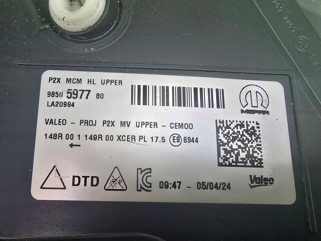 Frontscheinwerfer Peugeot 208 9850597780 Full LED Rechts Scheinwerfer Headlight SCH6933751326so