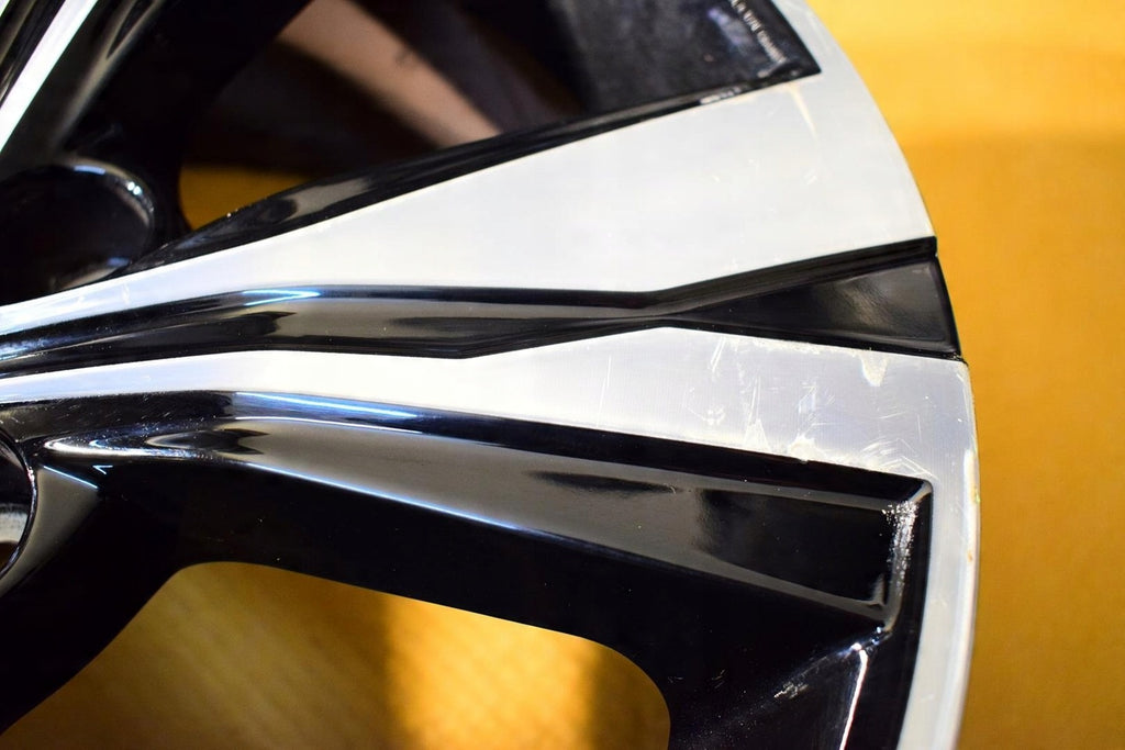 1x Alufelge 17 Zoll 6.5" 5x114.3 35ET Glanz Schwarz PW457-16001 Toyota Rim Wheel