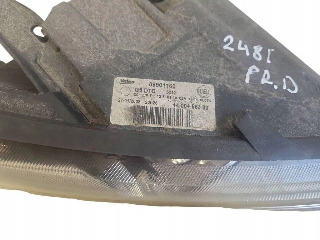 Frontscheinwerfer Citroën Jumpy 89901160 Rechts Scheinwerfer Headlight SCH3553434906vg