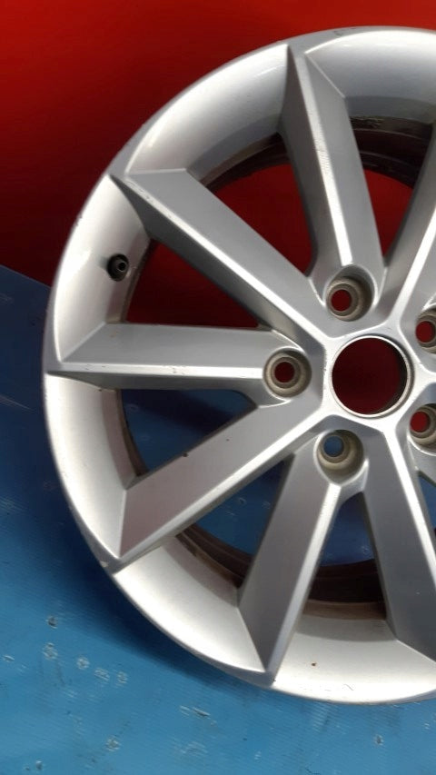 1x Alufelge 16 Zoll 7.0" 6x139.7 3V0601025 Skoda Rim Wheel