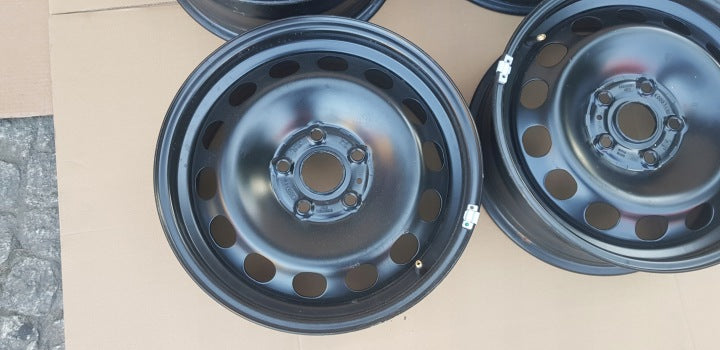 4x Alufelge 16 Zoll 6.5" 5x112 43ET Matt Schwarz 8V0601027A Audi Rim Wheel FEL6713224674ls
