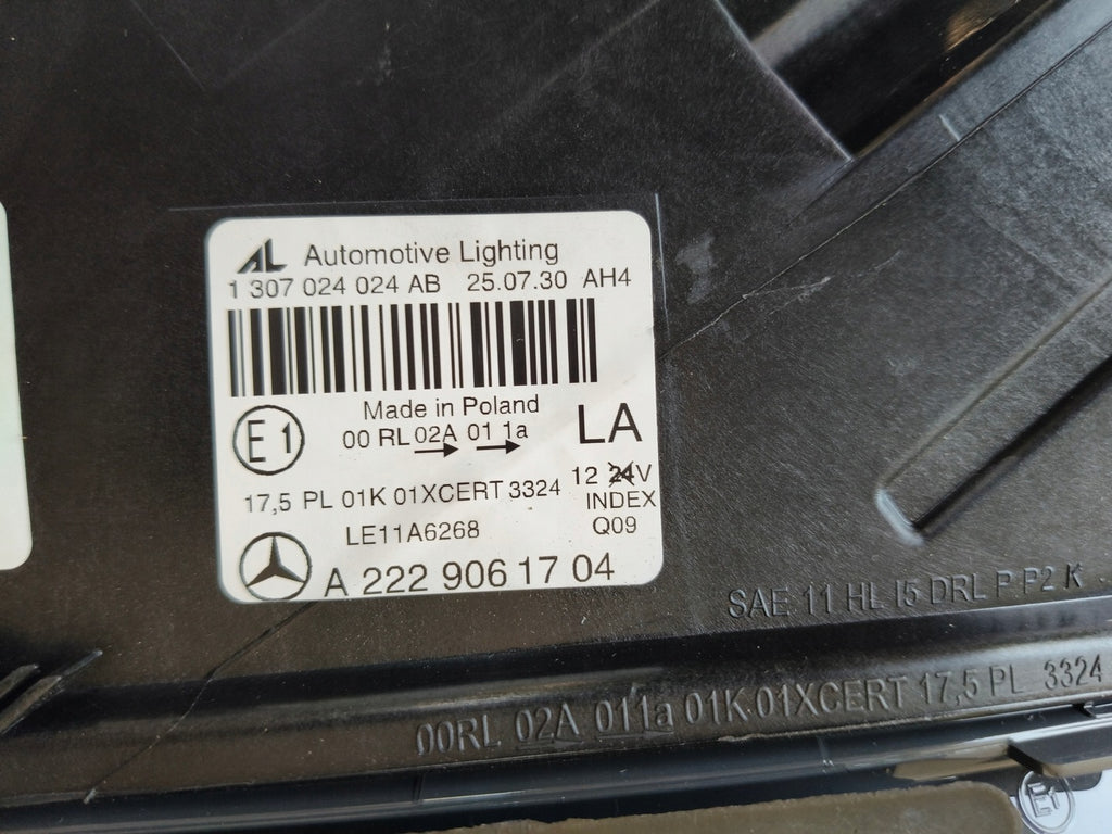 Frontscheinwerfer Mercedes-Benz W222 A2229061704 Full LED Links Headlight SCH3960513640rj