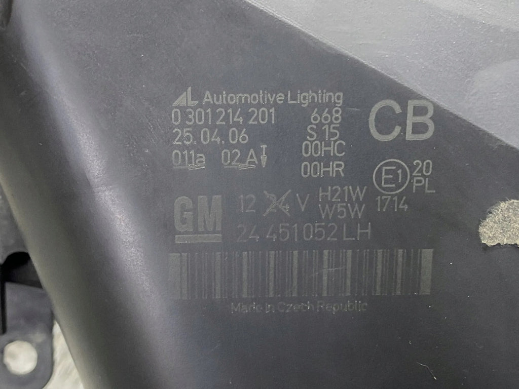 Frontscheinwerfer Opel Zafira B 24451052 Links Scheinwerfer Headlight SCH7086763924oo