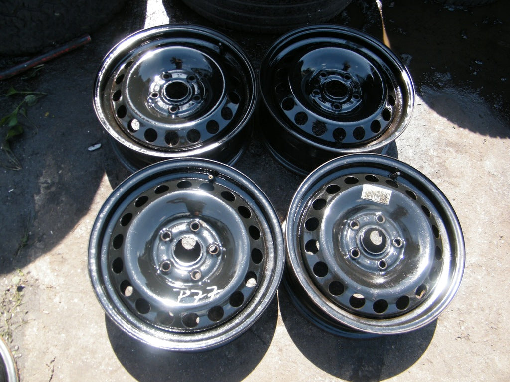 4x Alufelge 15 Zoll 6.0" 5x112 47ET Schwarz VW Caddy V Golf III Jetta VI Touran FEL5522837038jd