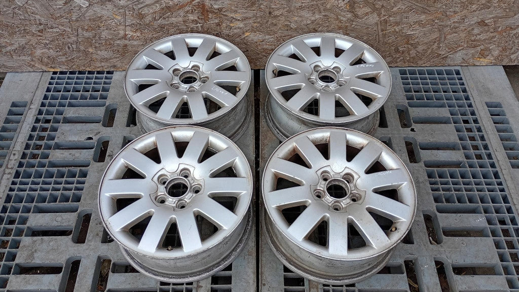 4x Alufelge 16 Zoll 6.5" 5x108 8200051211 Renault Rim Wheel FEL4093415036ob