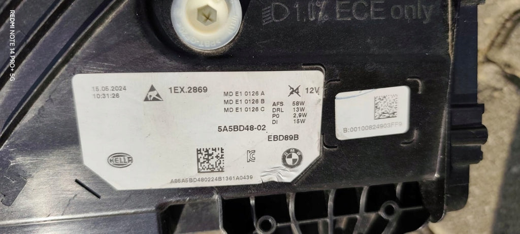 Frontscheinwerfer BMW X1 5A5BD48-02 LED Rechts Scheinwerfer Headlight SCH2718522586pf