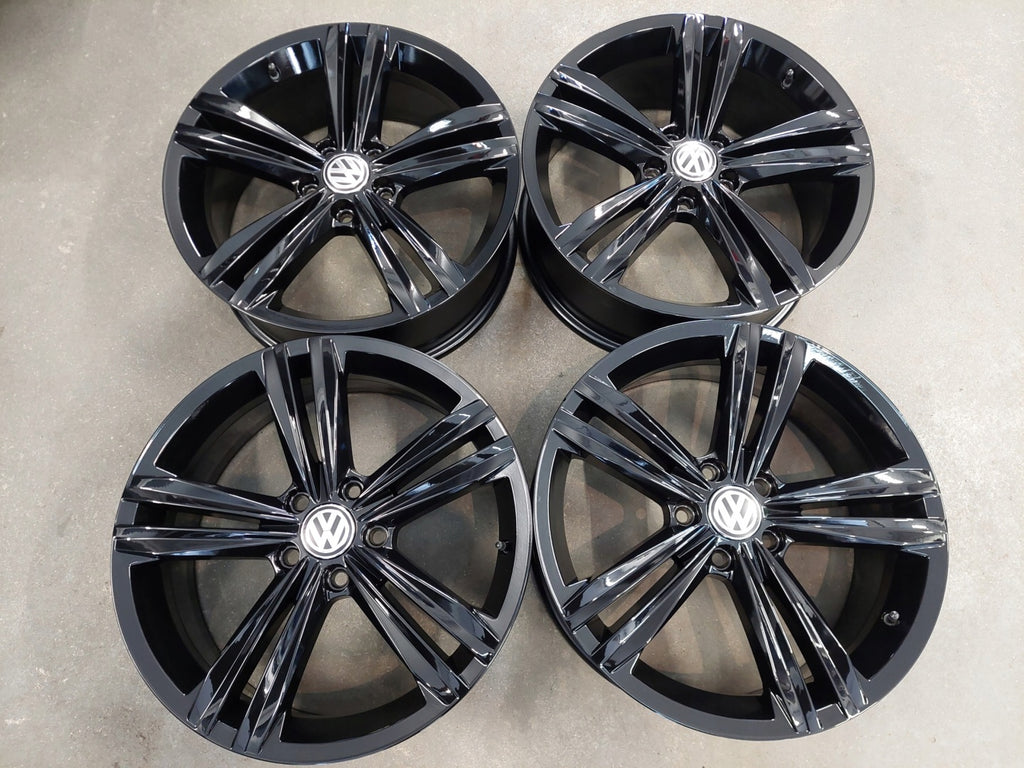 4x Alufelge 18 Zoll 7.0" 5x112 45ET Matt Schwarz 2GA601025G VW T-Roc Rim Wheel FEL2804686637at