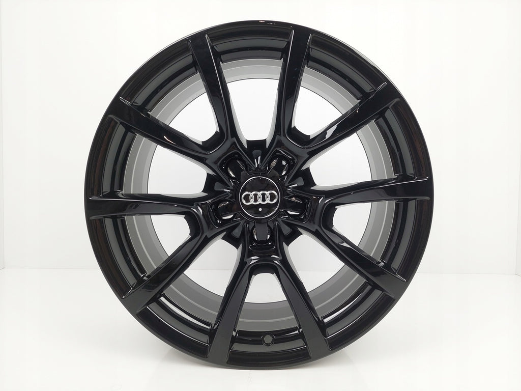 4x Alufelge 18 Zoll 8.0" 5x112 39ET Schwarz Audi A3 Rim Wheel