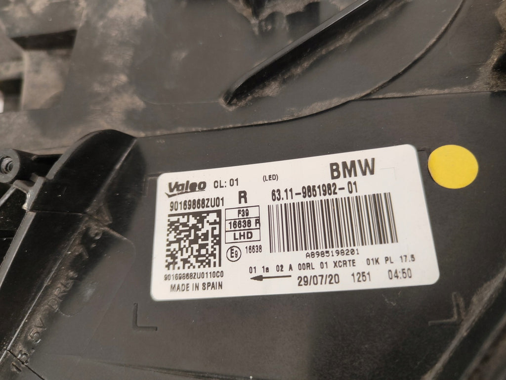 Frontscheinwerfer BMW X2 F39 9851982 Full LED Rechts Scheinwerfer Headlight SCH6917276432ax