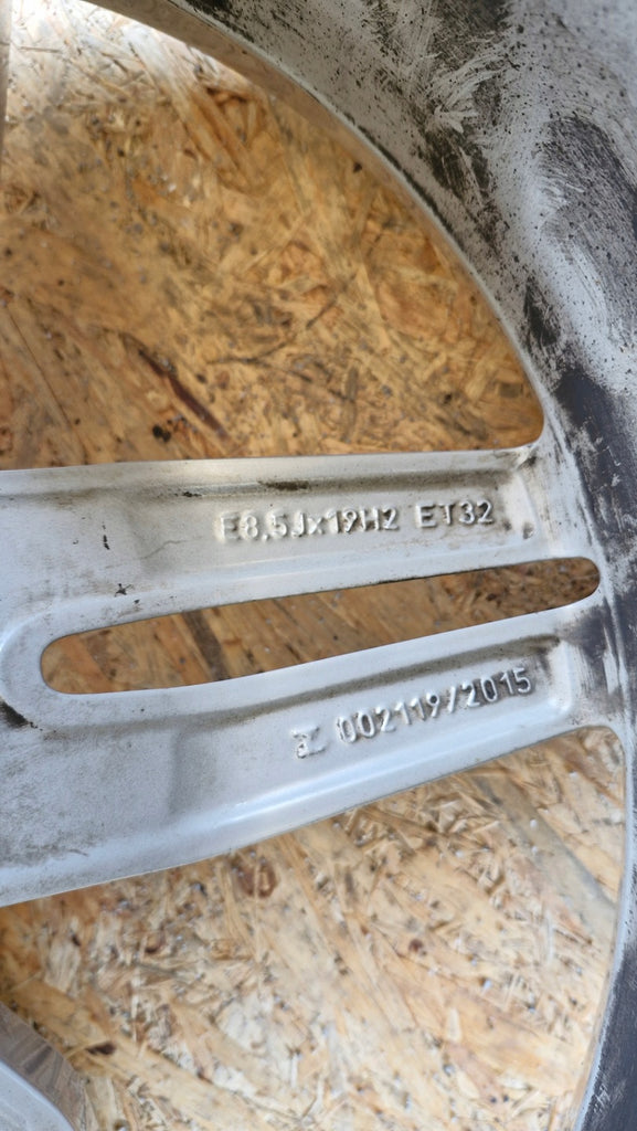 1x Alufelge 19 Zoll 8.5" 5x112 32ET Glanz Silber 8W0601025AM Audi A4 Rim Wheel FEL3437585571tg