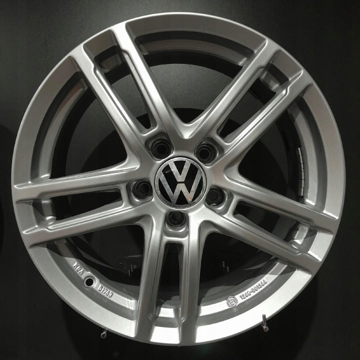 4x Alufelge 17 Zoll 7.0" 5x112 48 5ET Glanz Silber Rim Wheel FEL8509579254eh