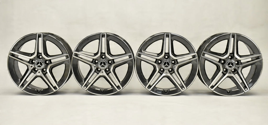 4x Alufelge 18 Zoll 7.5" 5x112 49ET Glanz Grau A1774011500 Mercedes-Benz W177 Mg