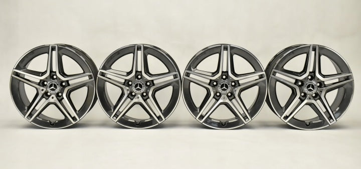 4x Alufelge 18 Zoll 7.5" 5x112 49ET Glanz Grau A1774011500 Mercedes-Benz W177 Mg FEL8950917017pu
