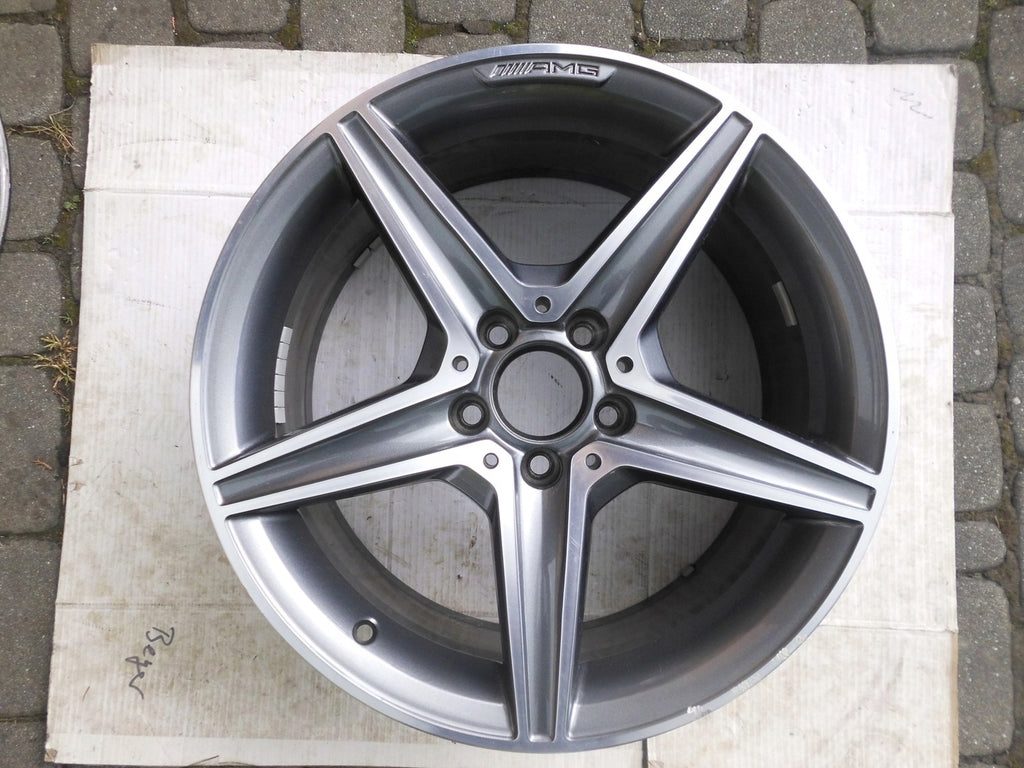 1x Alufelge 18 Zoll 8.5" 5x112 A2054011200 Mercedes-Benz Amg Rim Wheel