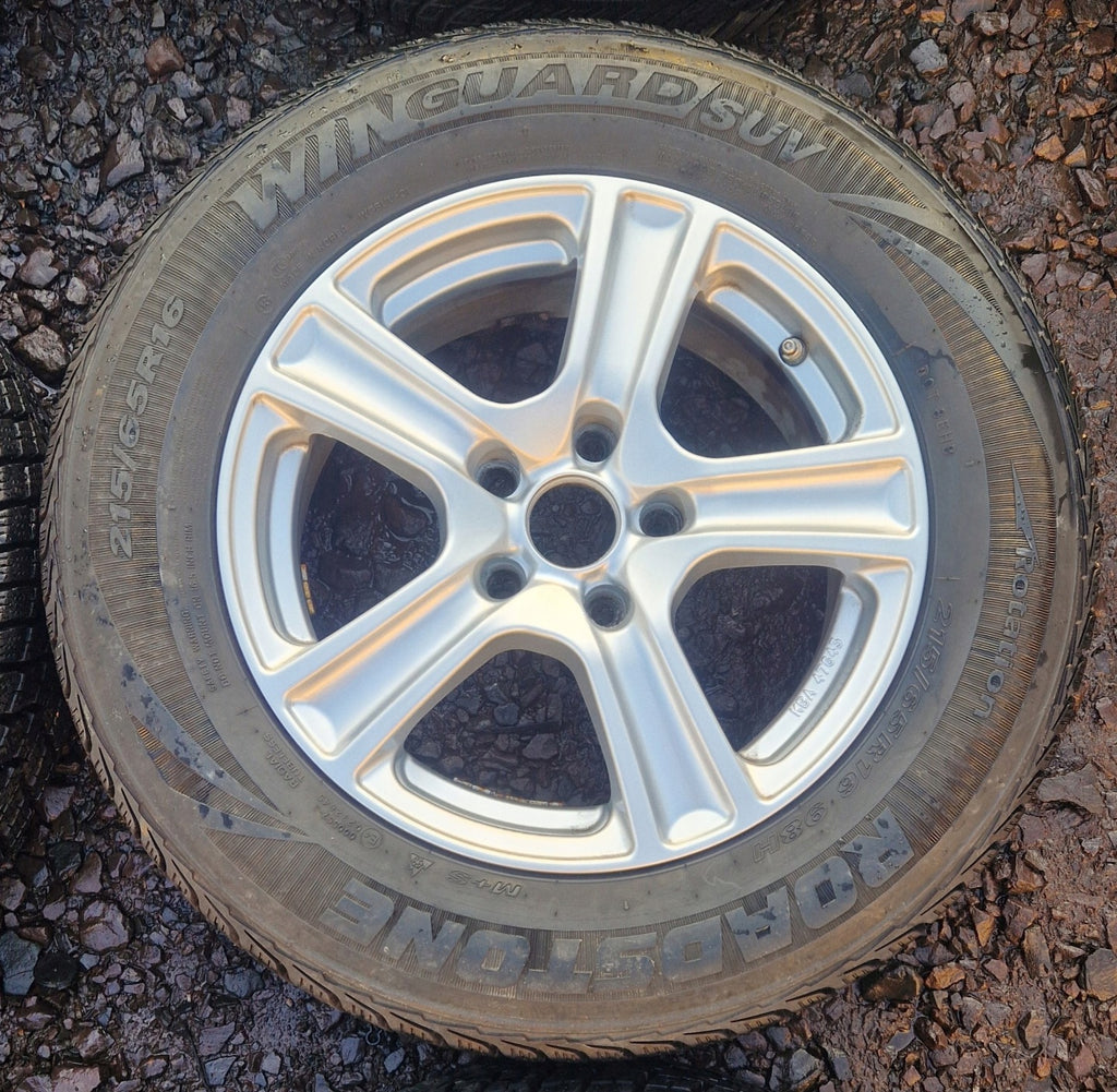 4x Alufelge 16 Zoll 6.5" 5x114.3 50ET Silber RC19656 Dacia I Rim Wheel FEL9796772467jh