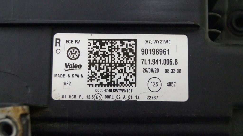 Frontscheinwerfer VW Transporter 7L1941006B Rechts Scheinwerfer Headlight