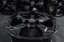 Laden Sie das Bild in den Galerie-Viewer, 4x Alufelge 17 Zoll 6.5" 5x112 38ET Schwarz Audi C6 B6 B7 Rim Wheel FEL4465634455kk