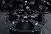 Laden Sie das Bild in den Galerie-Viewer, 4x Alufelge 17 Zoll 6.5" 5x112 38ET Schwarz Audi C6 B6 B7 Rim Wheel FEL4465634455kk