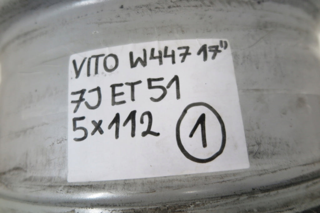 1x Alufelge 17 Zoll 7.0" 5x112 51ET A4474012200 Mercedes-Benz Rim Wheel FEL9356297629zc