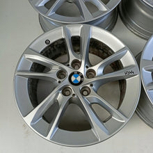 Laden Sie das Bild in den Galerie-Viewer, 4x Alufelge 16 Zoll 7.0" 5x112 47ET Glanz Silber 6855083 BMW 2 F45 1 F40 F46 FEL8286290068ei