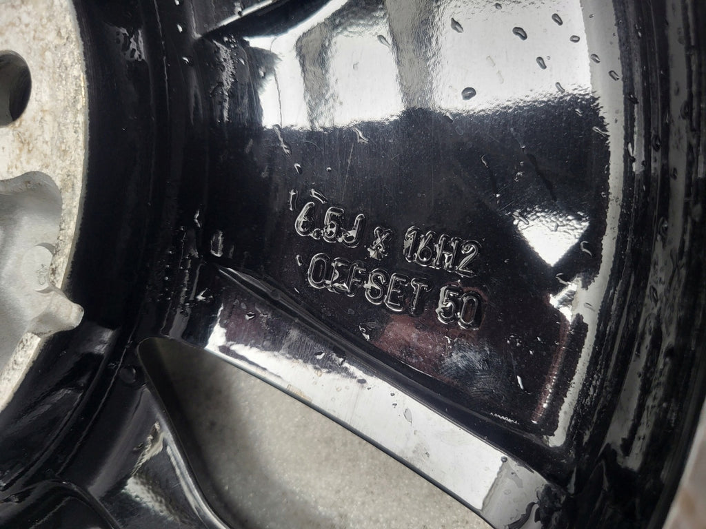 1x Alufelge 16 Zoll 6.5" 5x114.3 50ET Glanz Schwarz 52910-CR100 Kia Optima FEL8759974156cz
