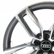 Laden Sie das Bild in den Galerie-Viewer, 1x Alufelge 19 Zoll 8.0" 5x112 49ET Glanz Schwarz 8V0601025AB Audi A3 Mg FEL7090312406ar