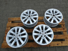 Laden Sie das Bild in den Galerie-Viewer, 4x Alufelge 16 Zoll 6.5" 5x120 51ET Glanz Silber 7E0601025N VW T6 T5 Rim Wheel FEL6578139214dw