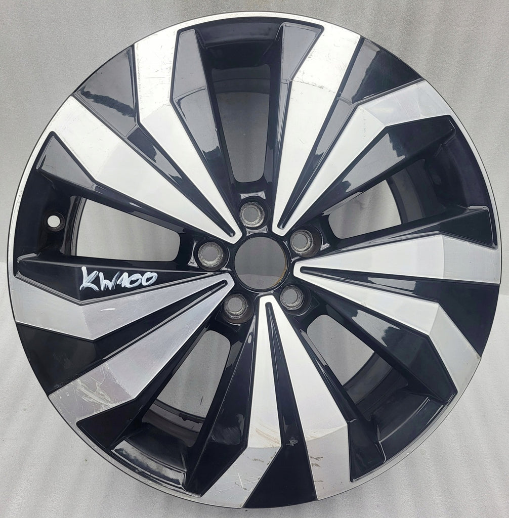 1x Alufelge 17 Zoll 6.5" 5x100 39ET Glanz Silber 2GM601025E VW T-Cross Rim Wheel FEL7628355470aj
