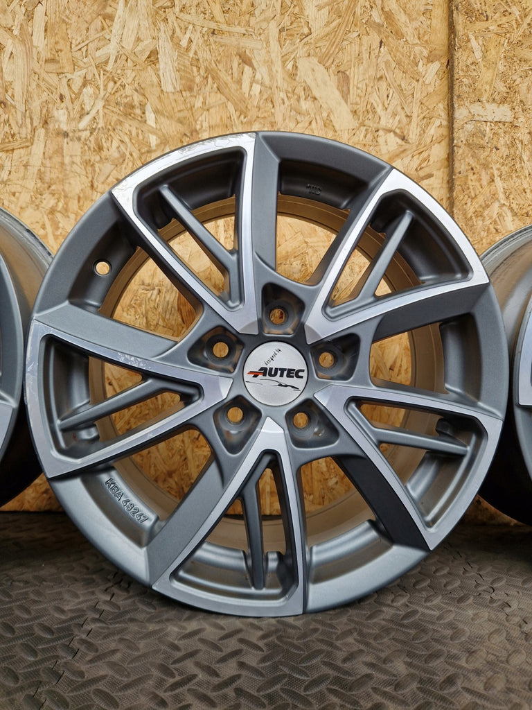 4x Alufelge 16 Zoll 7.0" 5x112 48ET Glanz Graphit KBA48247 Rim Wheel FEL7699355552fz
