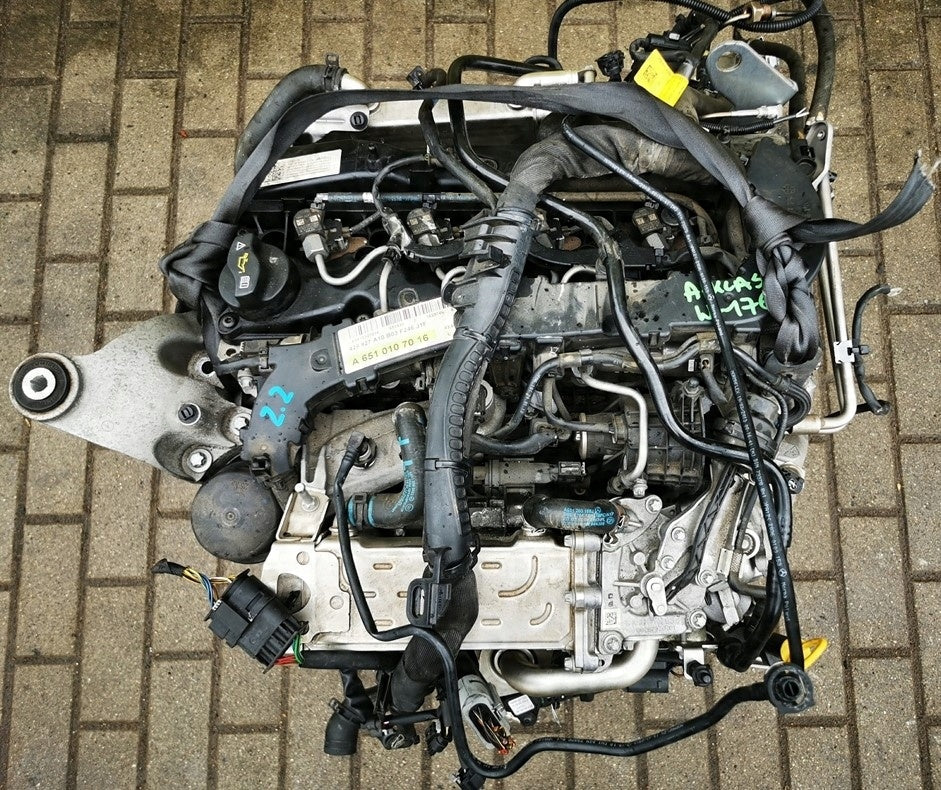 Motor Mercedes-Benz W176 651930 2.2 CDI 56TKm Diesel Engine Komplett