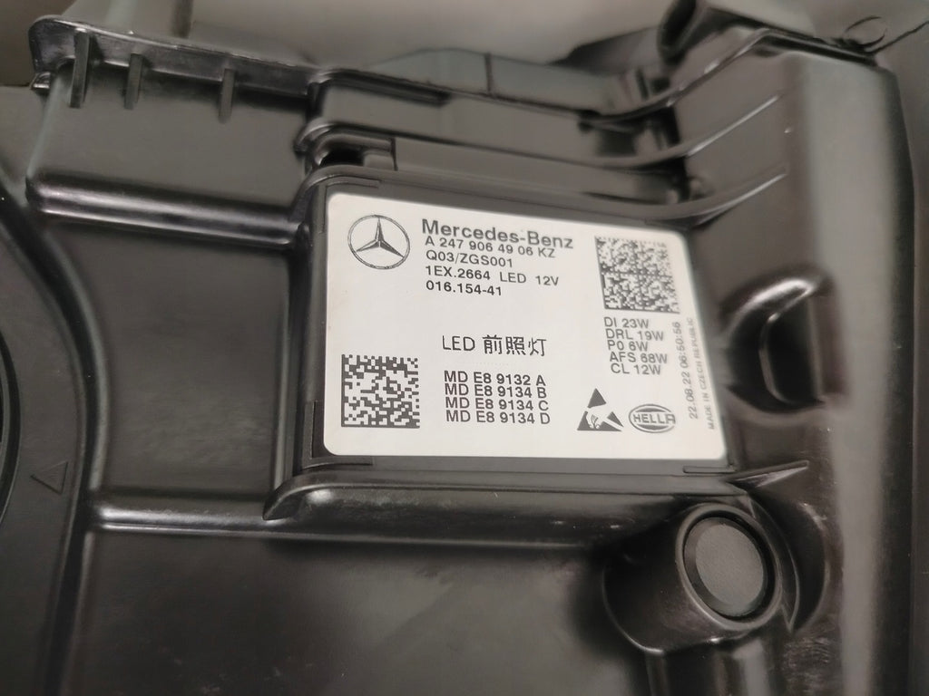 Frontscheinwerfer Mercedes-Benz W247 A2479064906 Ein Stück (Rechts oder Links) SCH9393405216go