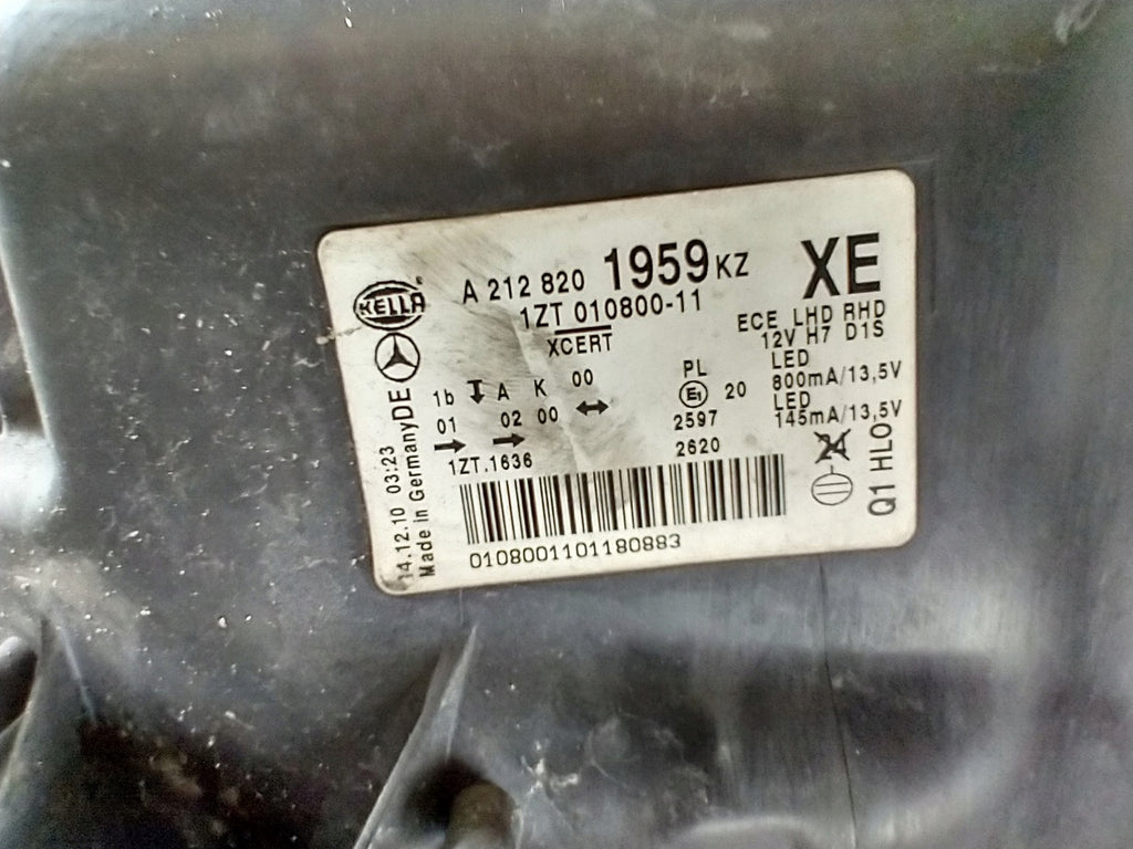 Frontscheinwerfer Mercedes-Benz W212 A2128201959 Xenon Links Headlight SCH6049788524pv