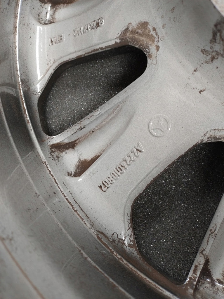 1x Alufelge 17 Zoll 8.0" 5x112 41ET Glanz Grau A2224010802 Mercedes-Benz W222 Mg