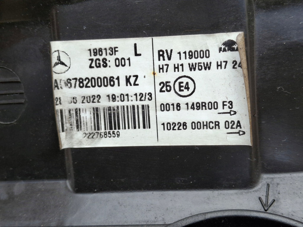 Frontscheinwerfer Mercedes-Benz A9678200061 Links Scheinwerfer Headlight SCH1540033587xp