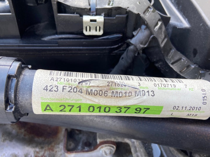 Motor Mercedes-Benz W204 271820 1.8 CGI 156PS 2010 Benzin Engine Komplett MOT6132011107hf