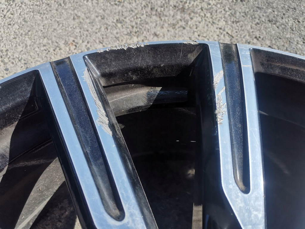 1x Alufelge 19 Zoll 7.5" 5x108 50 5ET Glanz Schwarz 31423852 Volvo Xc60 Ii