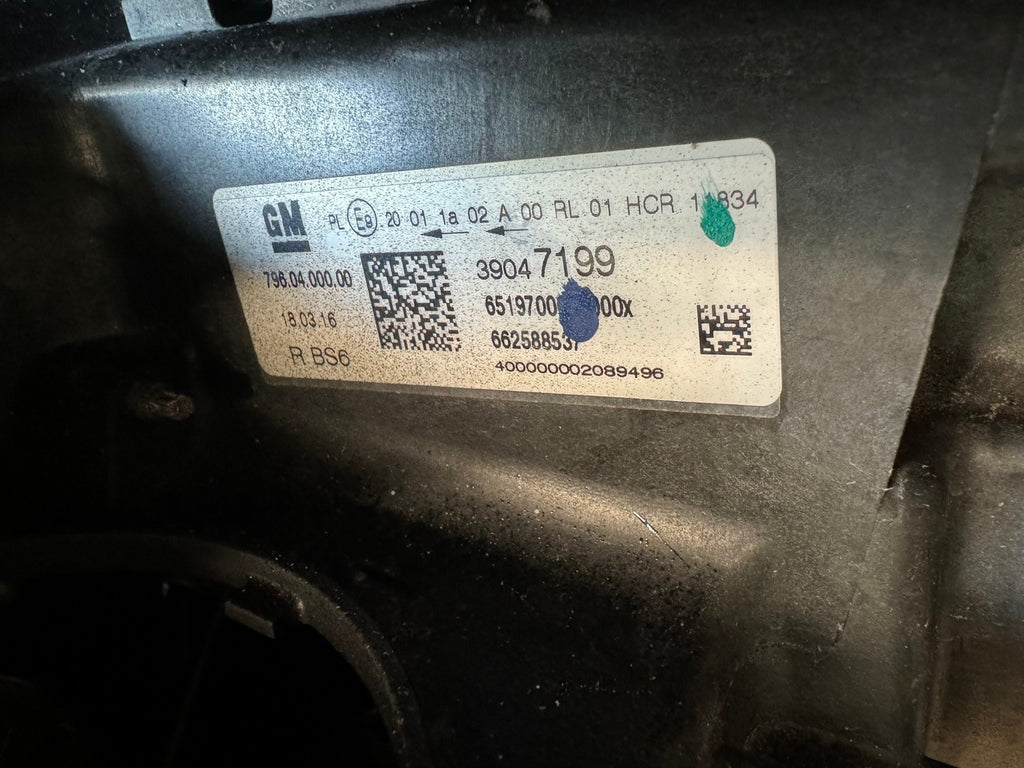 Frontscheinwerfer Opel Astra K 39047199 LED Rechts Scheinwerfer Headlight