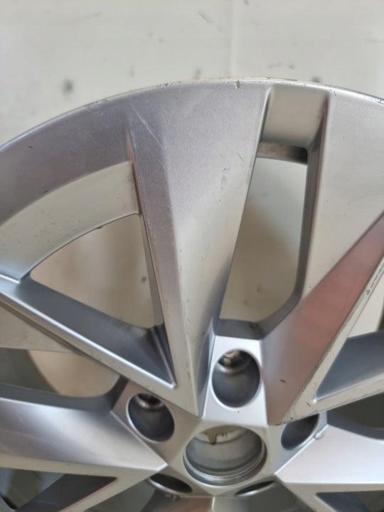 1x Alufelge 17 Zoll 7.0" 5x112 46ET Glanz Silber 5E3601025E Skoda Rim Wheel FEL9217784690ac