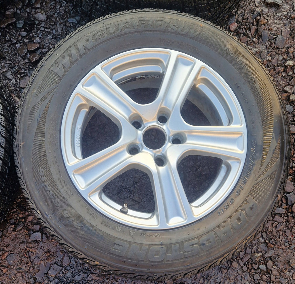 4x Alufelge 16 Zoll 6.5" 5x114.3 50ET Silber RC19656 Dacia I Rim Wheel FEL9796772467jh