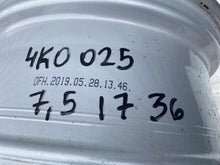 Laden Sie das Bild in den Galerie-Viewer, 1x Alufelge 17 Zoll 7.5" 5x112 36ET Glanz Silber 4K0601025 Audi A6 C8 Rim Wheel FEL6018744298wf