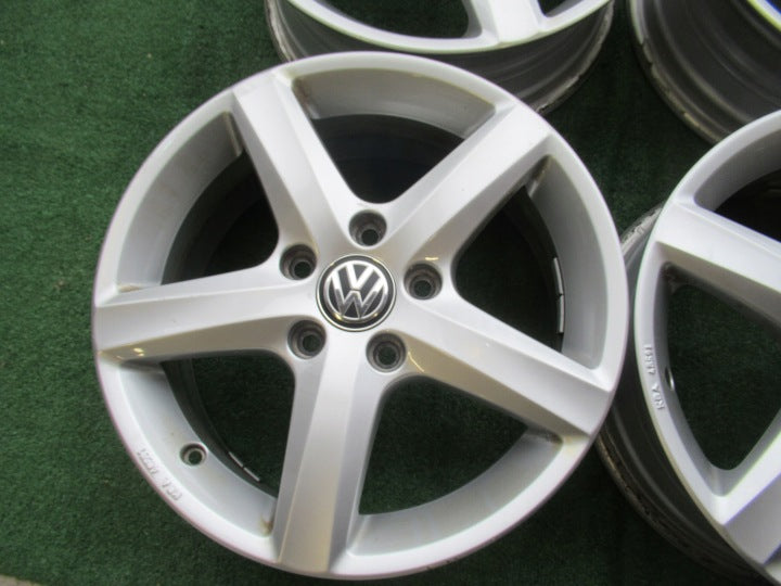 1x Alufelge 16 Zoll 6.0" 5x112 48ET 5G0071496 VW Golf VII Touran Rim Wheel FEL5257782060vk