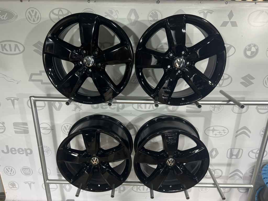 4x Alufelge 19 Zoll 8.0" 5x120 Schwarz 2H0071499 VW Amarok Rim Wheel FEL7231644147ii