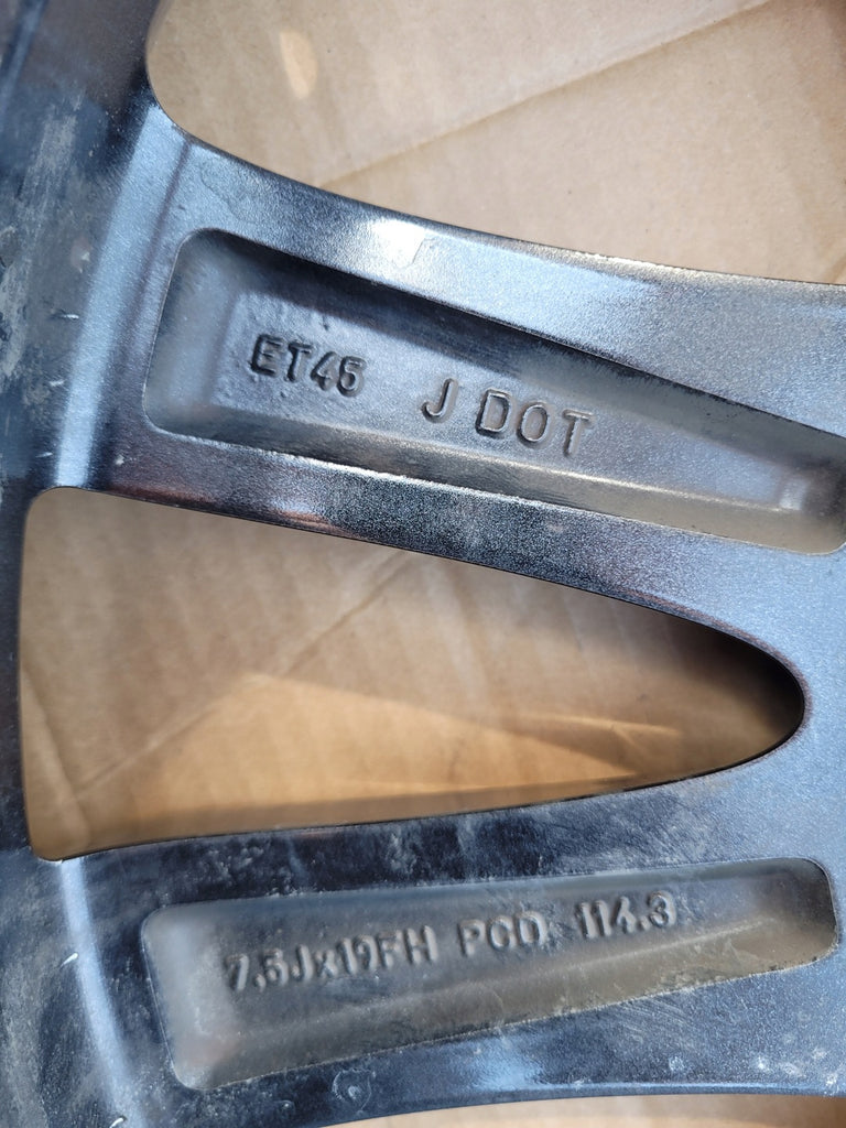 1x Alufelge 19 Zoll 7.5" 5x114.3 45ET KBA49214 9965087590 Mazda Cx5 Cx3