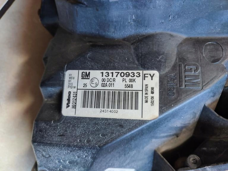 Frontscheinwerfer Opel Vectra C 13170933FY Xenon Links Scheinwerfer Headlight SCH2589894356ns