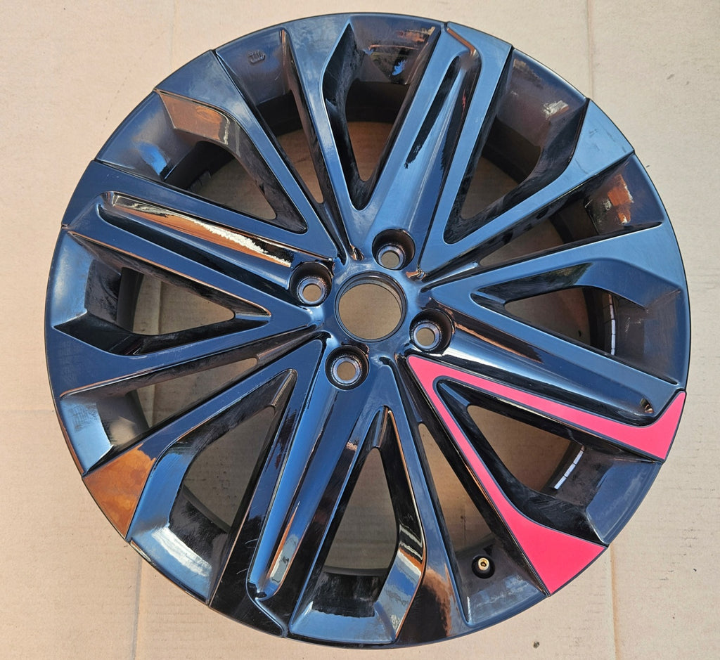 1x Alufelge 18 Zoll 5.0" 4x100 40ET Matt Schwarz CMS1229-2 Toyota Aygo Rim Wheel FEL6701272124fe