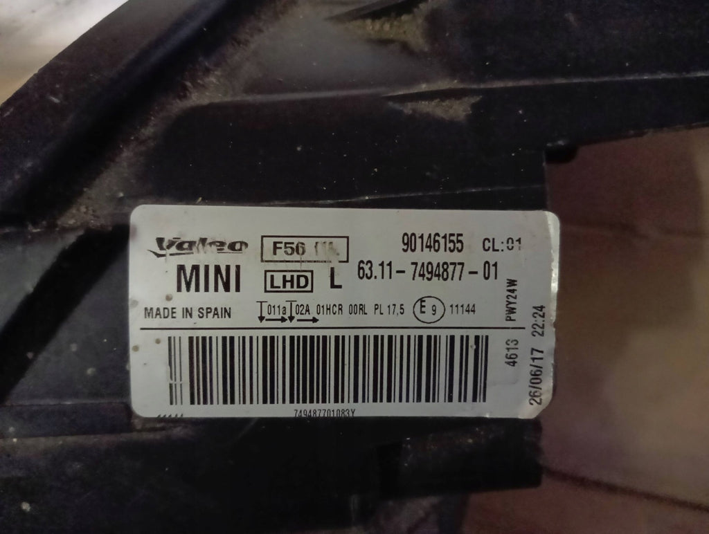 Frontscheinwerfer Mini F56 F55 90146155 749487701083Y 7494877010837494877 Links SCH6718194270gv