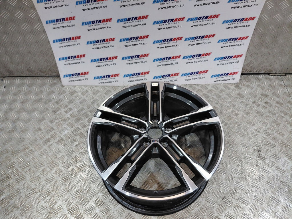 1x Alufelge 18 Zoll 8.0" 5x112 57ET Glanz Graphit 8092352 BMW F40 Mg Rim Wheel FEL8781505918lk
