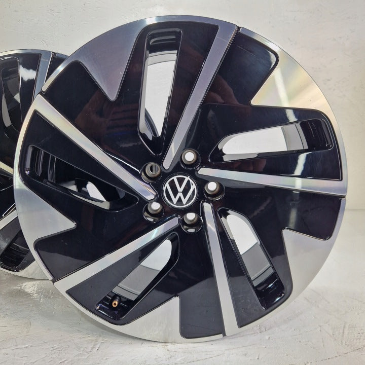 4x Alufelge 19 Zoll 8.0" 5x112 45ET Glanz Schwarz 14B601025C VW I Rim Wheel FEL4155372375sm